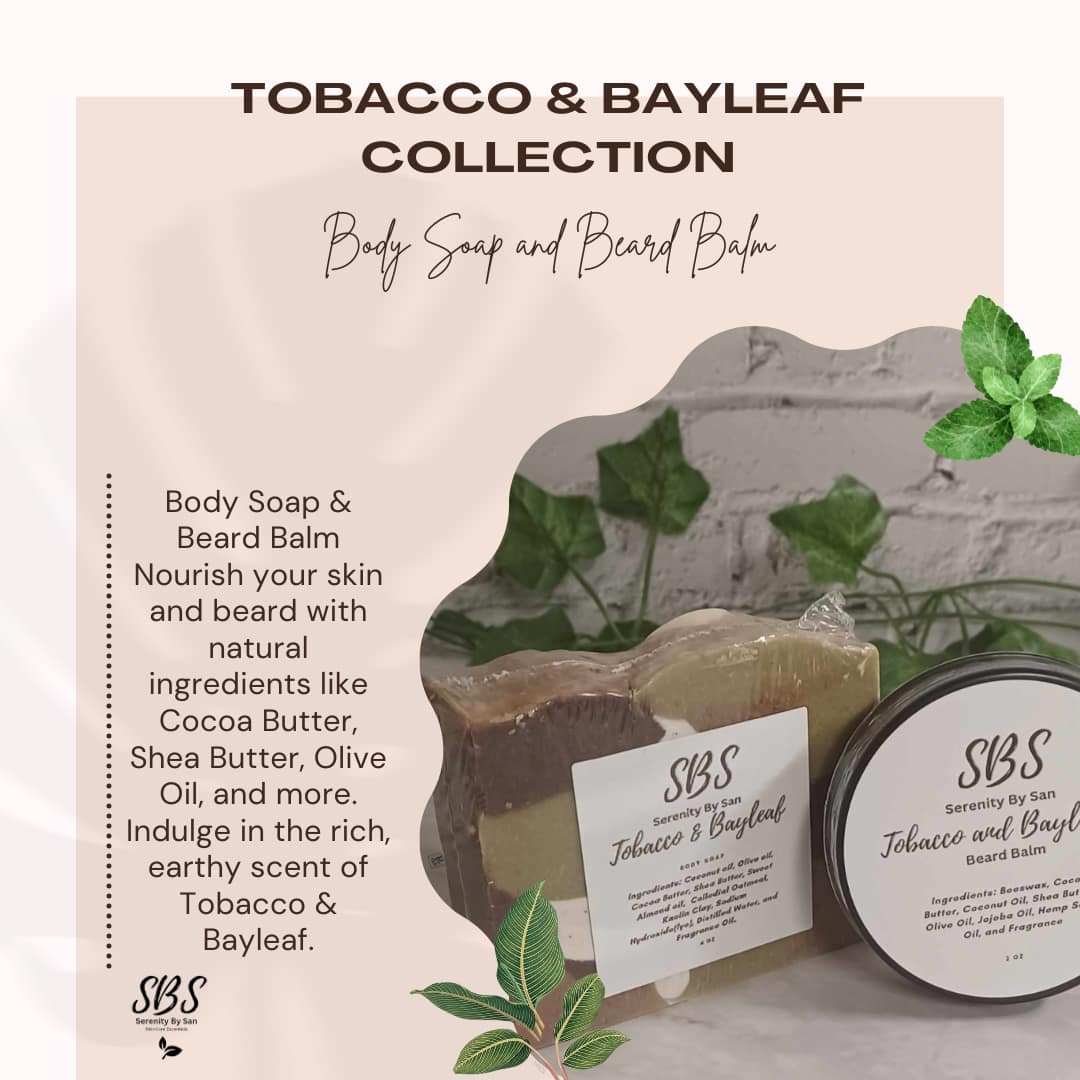 Tobacco and Bayleaf grooming set